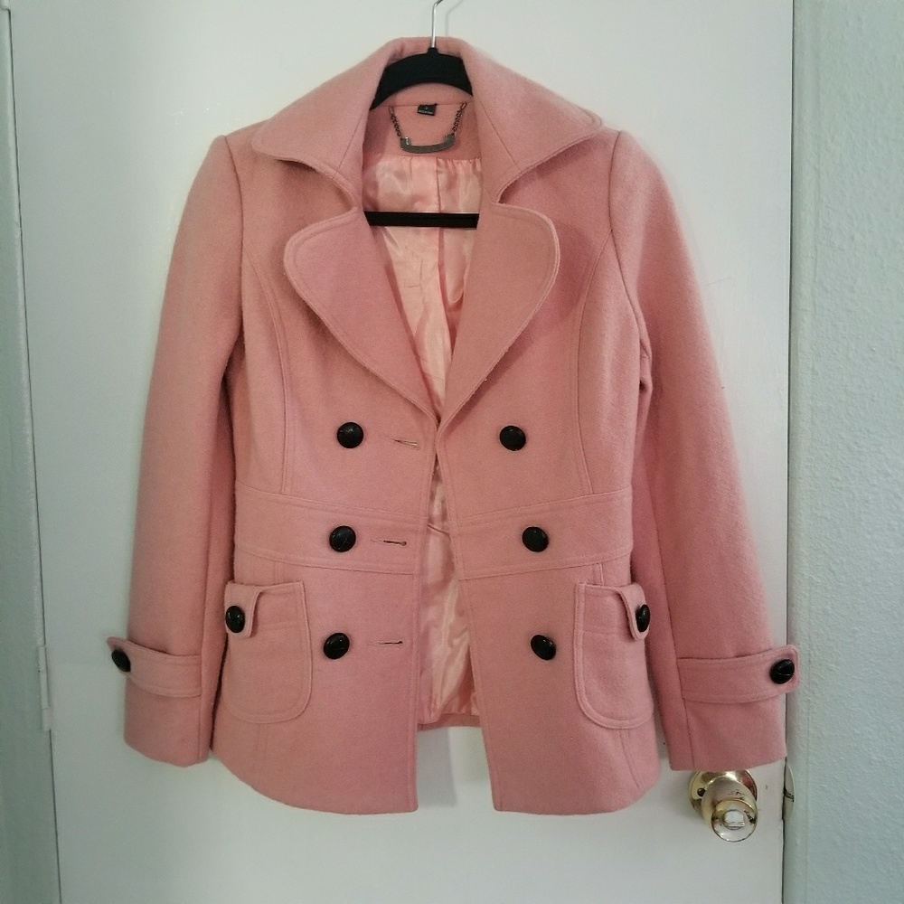 Forever 21 Pink Peacoat